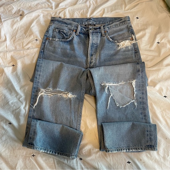 Citizens of Humanity Sample Jeans Milo Button Fly Straight Leg sz 27 sz 30 - Picture 4 of 16